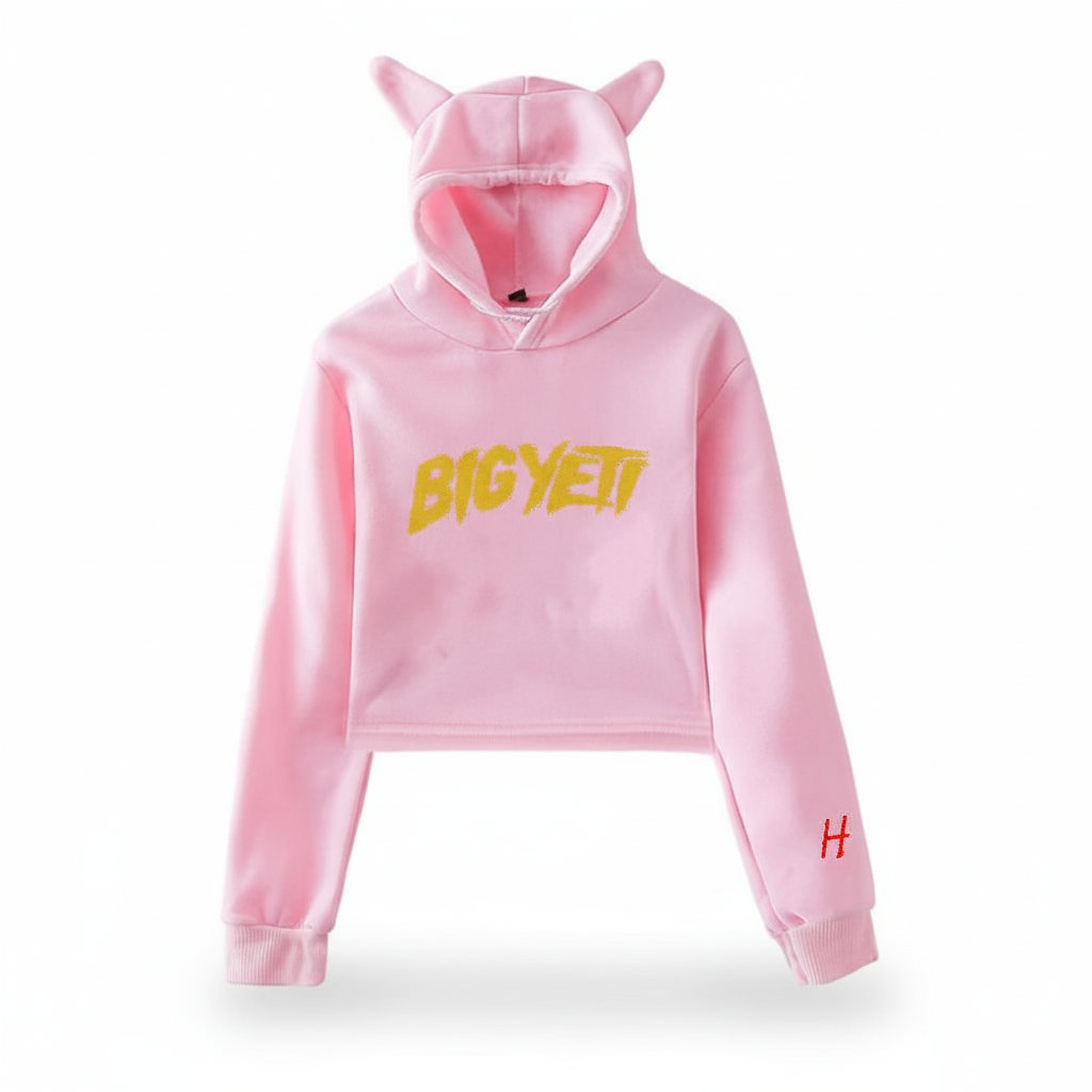 New Heights BIG YETI – Crop Top Hoodie