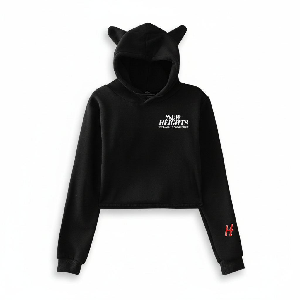 New Heights PODCAST – Crop Top Hoodie