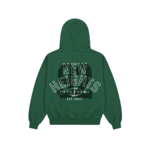 New Heights Globe Graphic Hoodie, NH Logo