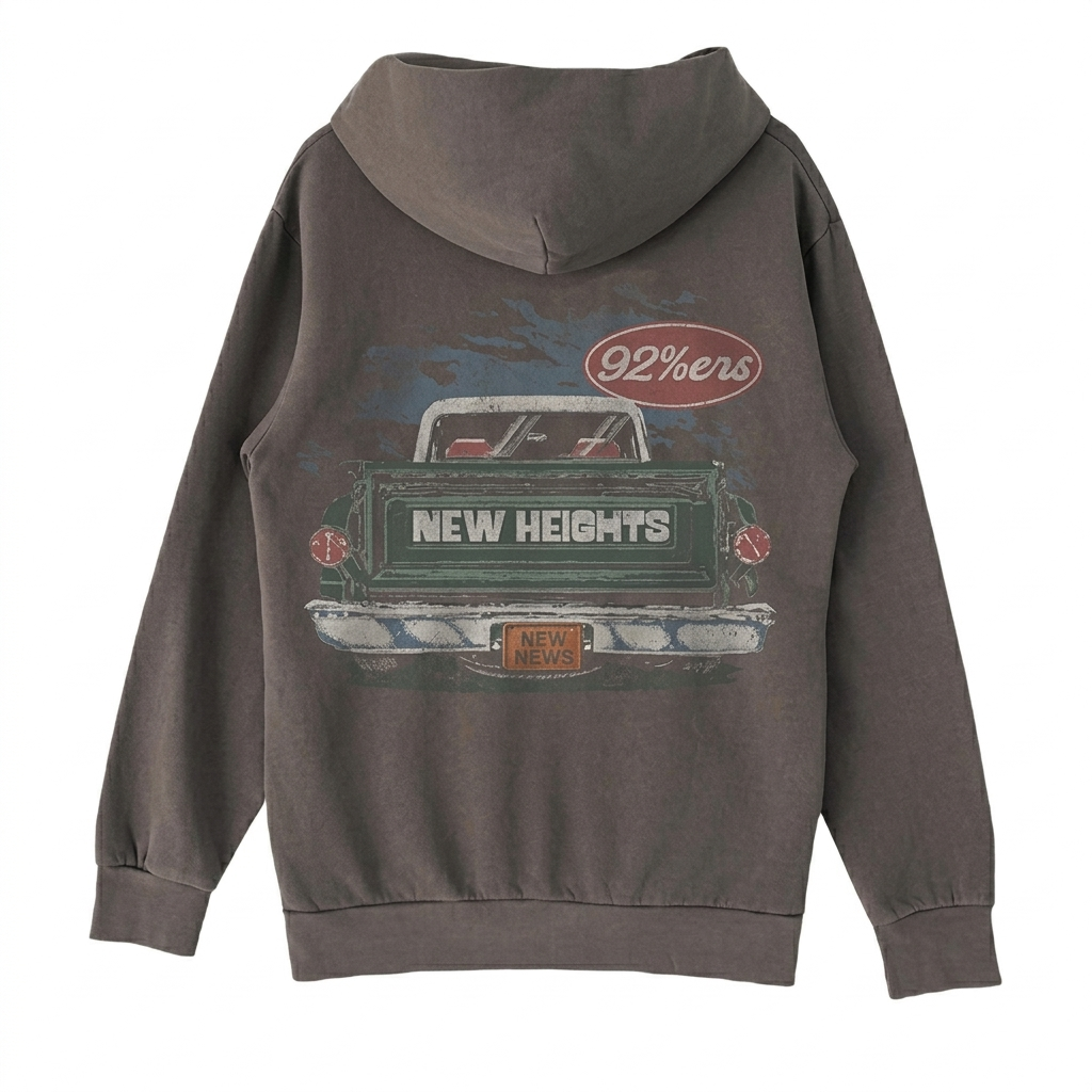 New Heights Vintage Pickup Graphic Hoodie
