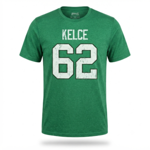 Jason Kelce Philadelphia Eagles Kelly Green T-Shirt