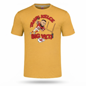 Travis Kelce Gold Kansas City Chiefs T-Shirt