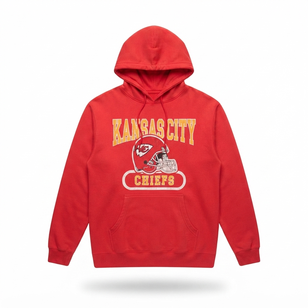 Ultra Game Women's NFL Official Distressed Graphic Super Soft Hoodie