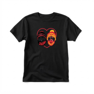 Jason and Travis Heart Logo T-Shirt